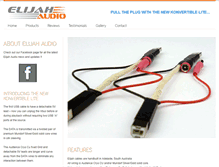 Tablet Screenshot of elijahaudio.com